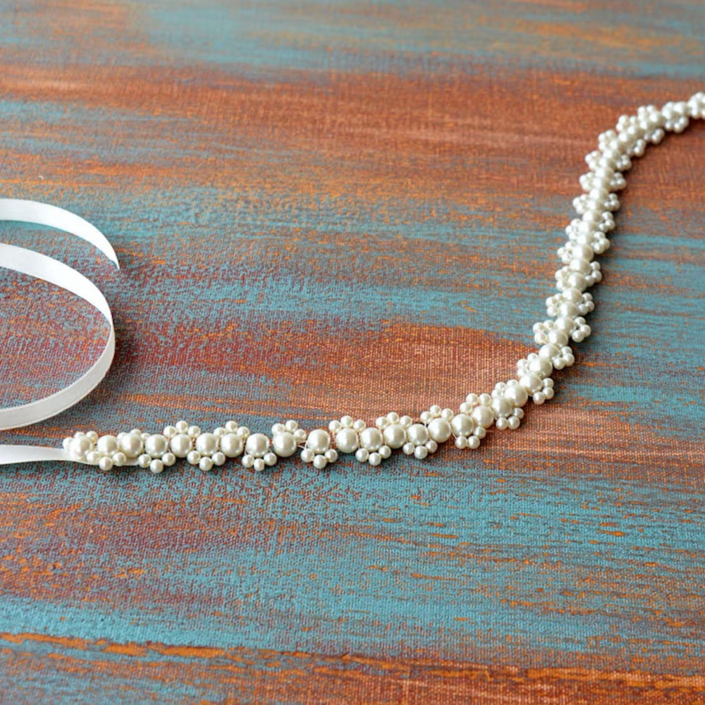 Pearl Belt for Wedding Dress